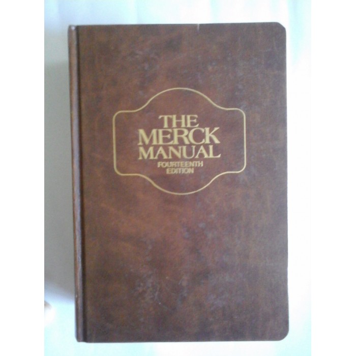 THE MERCK MANUAL fourteenth edition (1982) THE MERCK MANUAL fourteenth edition (1982)
